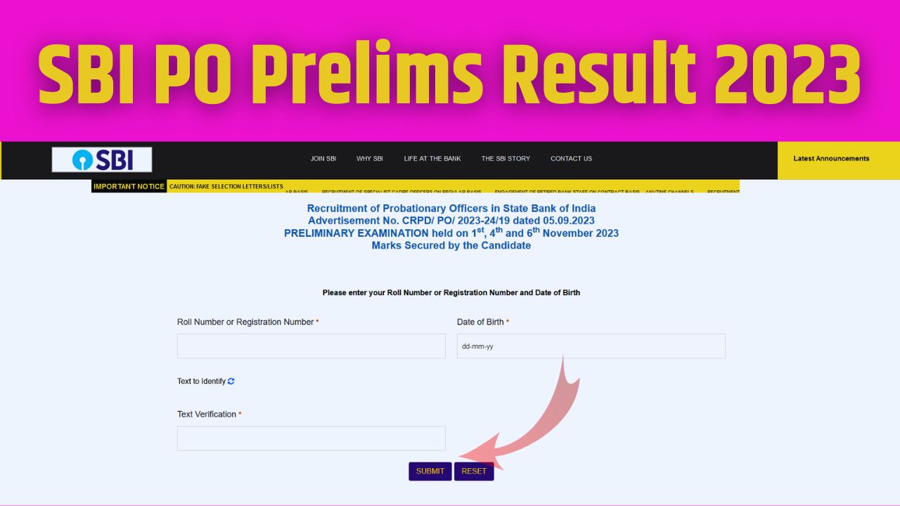 SBI PO Prelims Result 2023, Category Wise Cut Off Marks: एसबीआई पीओ ...